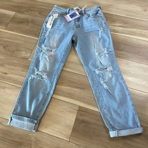NEW wax jean collection boyfriend jean strech - Picture 1 of 14